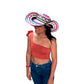 Sombrero 23 Fibras Exclusivo Diseño Fucsia