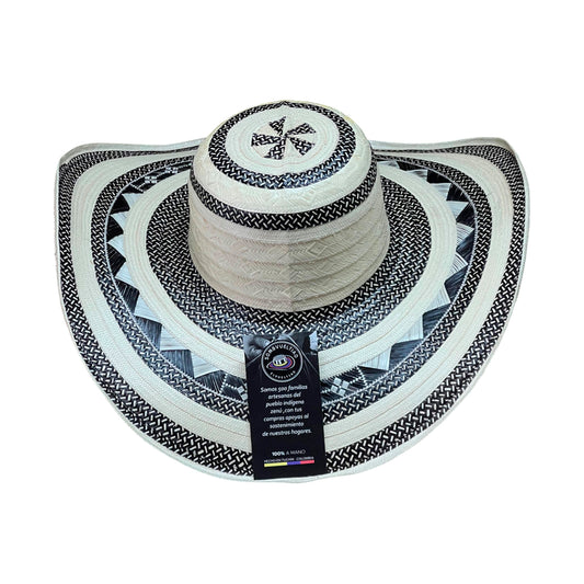 Sombrero 27 Fibras Diseño Granito con Figuras