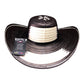 Sombrero 23 Fibras Exclusivo Diseño Negro Beige
