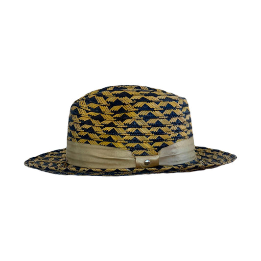 Sombrero Fedora Exclusivo Negro y Dorado