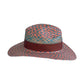 Sombrero Panameño Exclusivo Rosa Figuras
