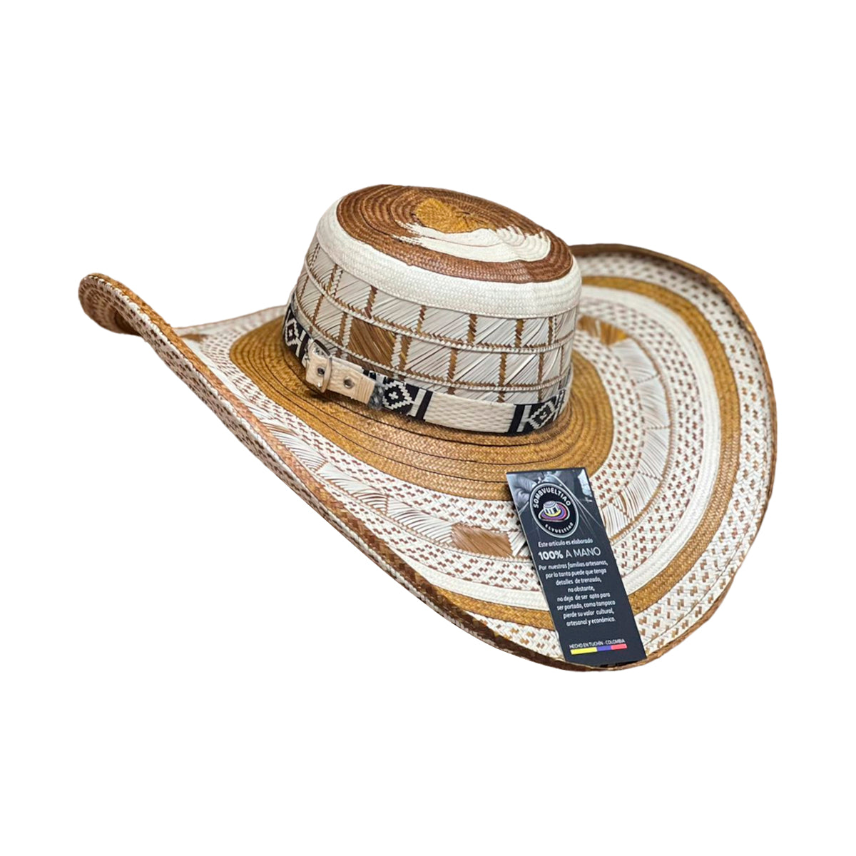 Sombrero Armadillo 27 Fibras Exclusivo Café