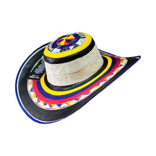 Sombrero 27 Fibras Exclusivo Multicolor a Mano