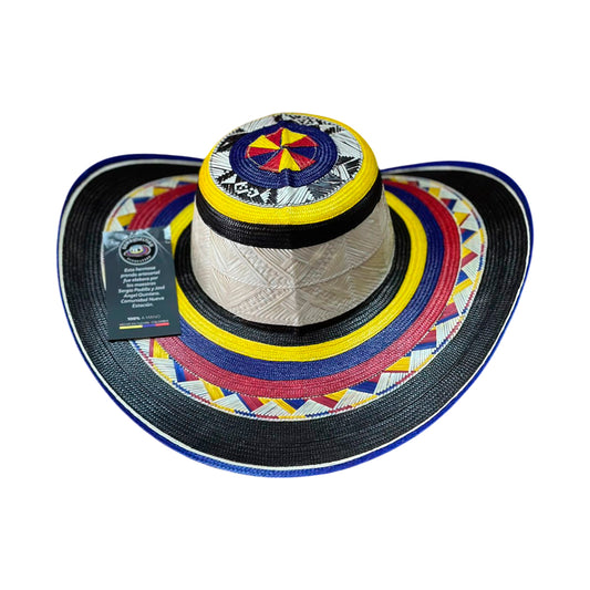 Sombrero 27 Fibras Exclusivo Multicolor a Mano