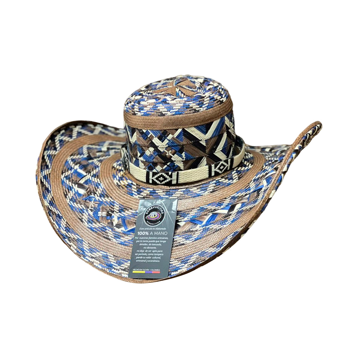 Sombrero Militar 27 Fibras Extrafino Artesanal