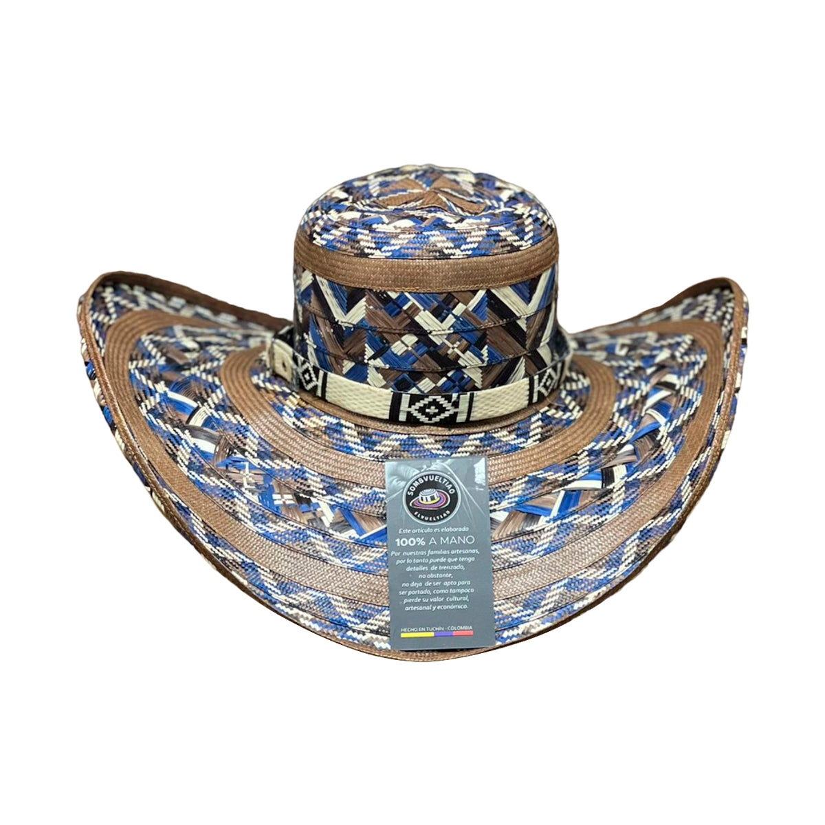 Sombrero Militar 27 Fibras Extrafino Artesanal