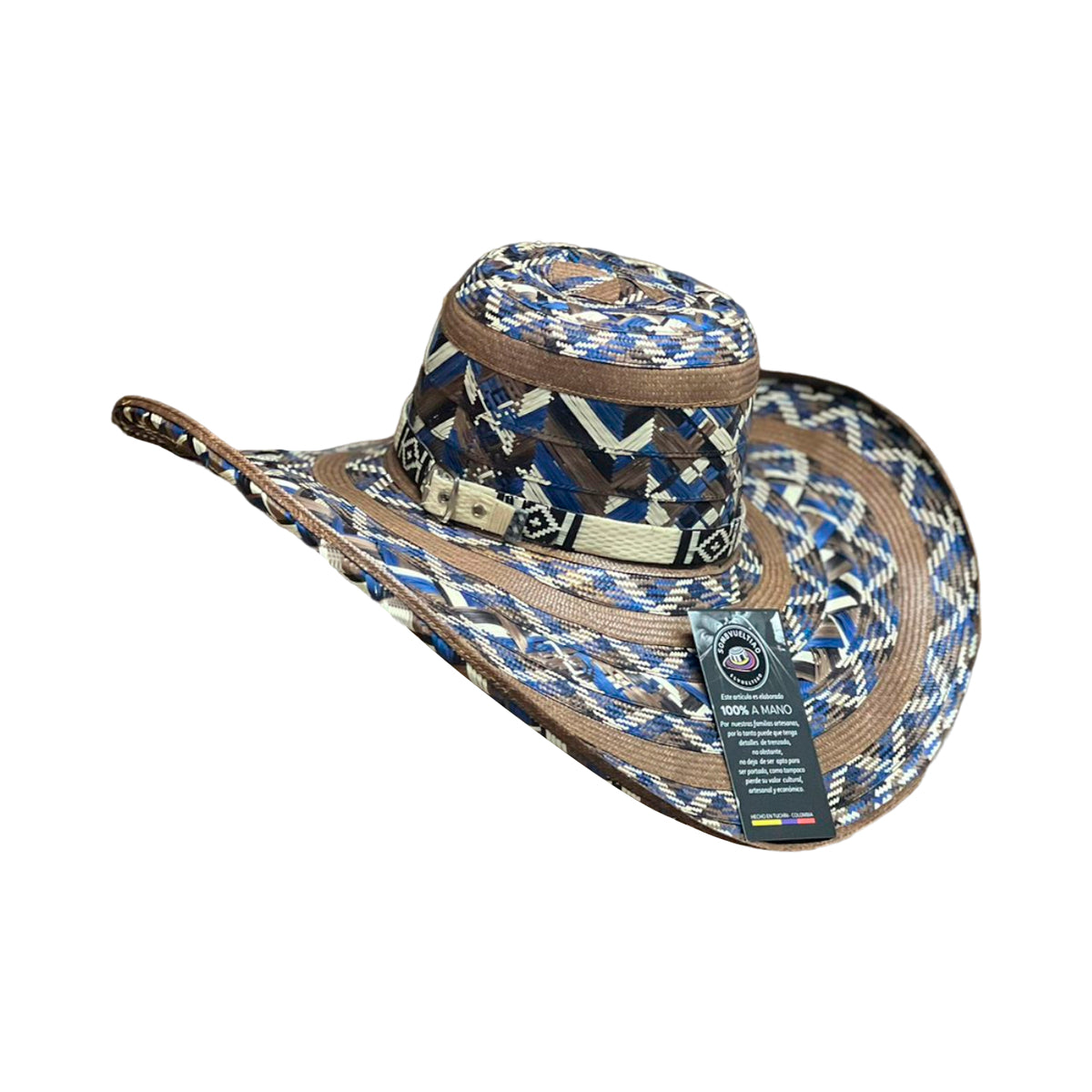 Sombrero Militar 27 Fibras Extrafino Artesanal