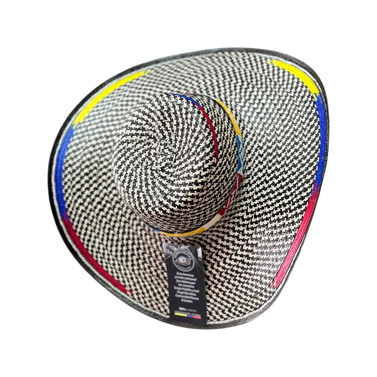 Sombrero Fino 21 Fibras Diseño Colombiano Caña Flecha