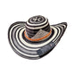 Sombrero Tradicional 15 Fibras Diseño Peine Alto Relieve