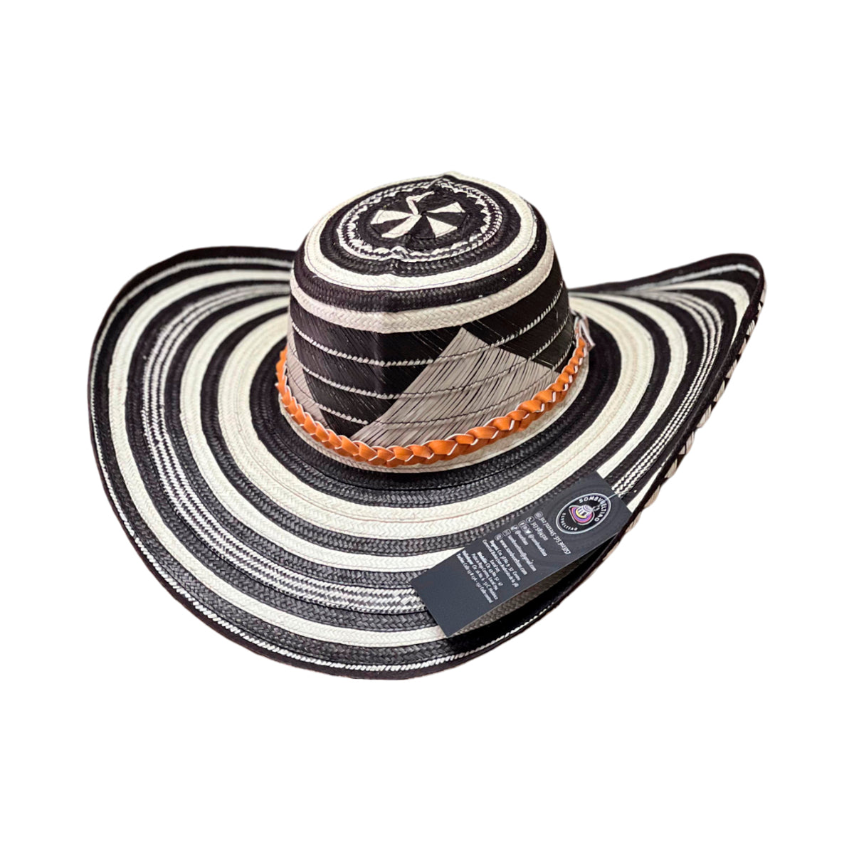 Sombrero Tradicional 15 Fibras Diseño Peine Alto Relieve