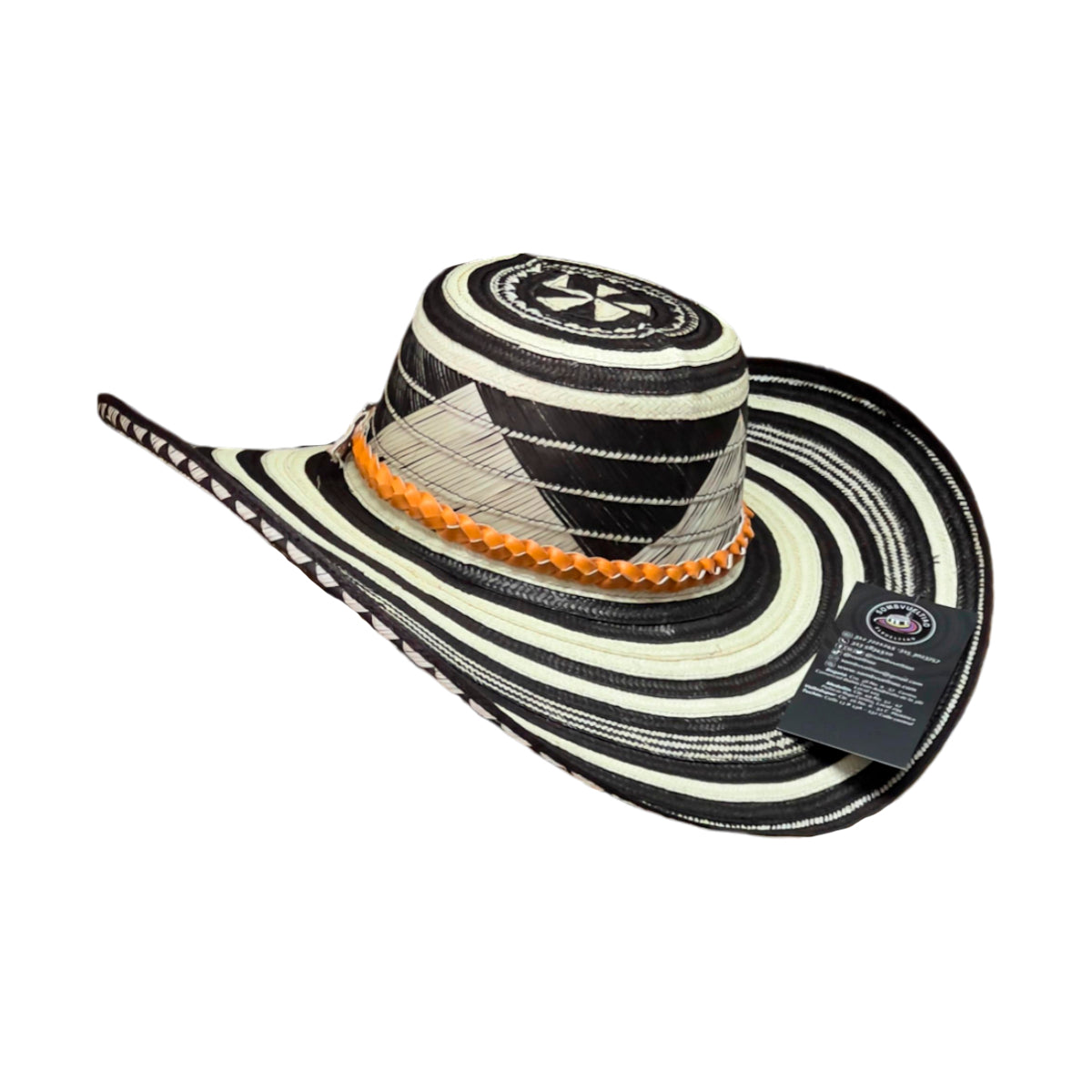 Sombrero Tradicional 15 Fibras Diseño Peine Alto Relieve