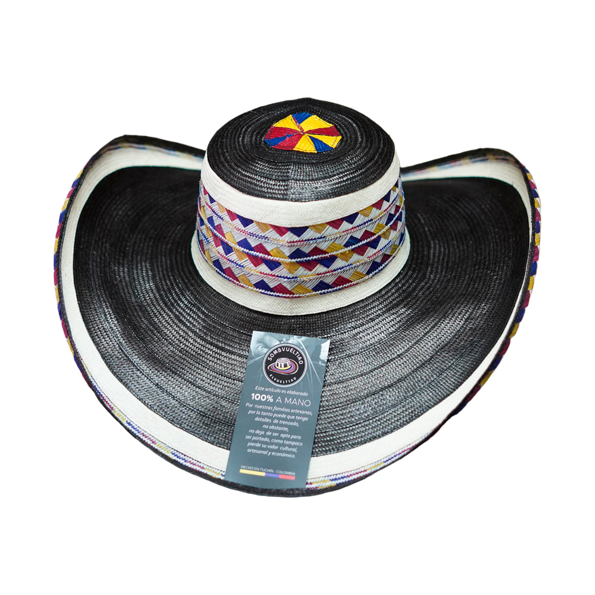 Sombrero 27 Fibras Exclusivo Pintas Tricolor