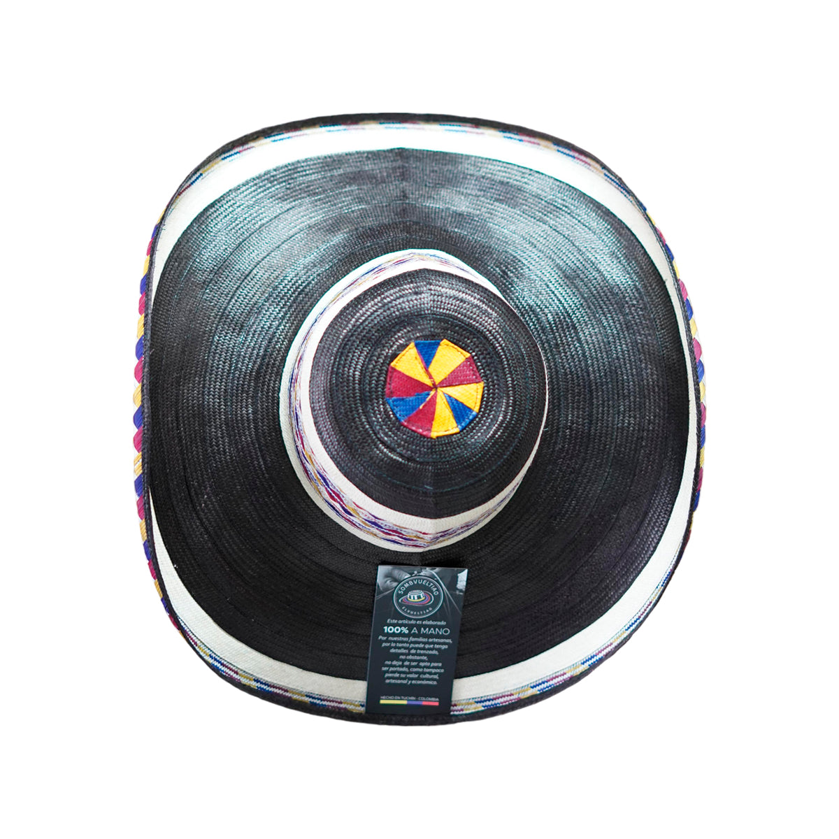 Sombrero 27 Fibras Exclusivo Pintas Tricolor
