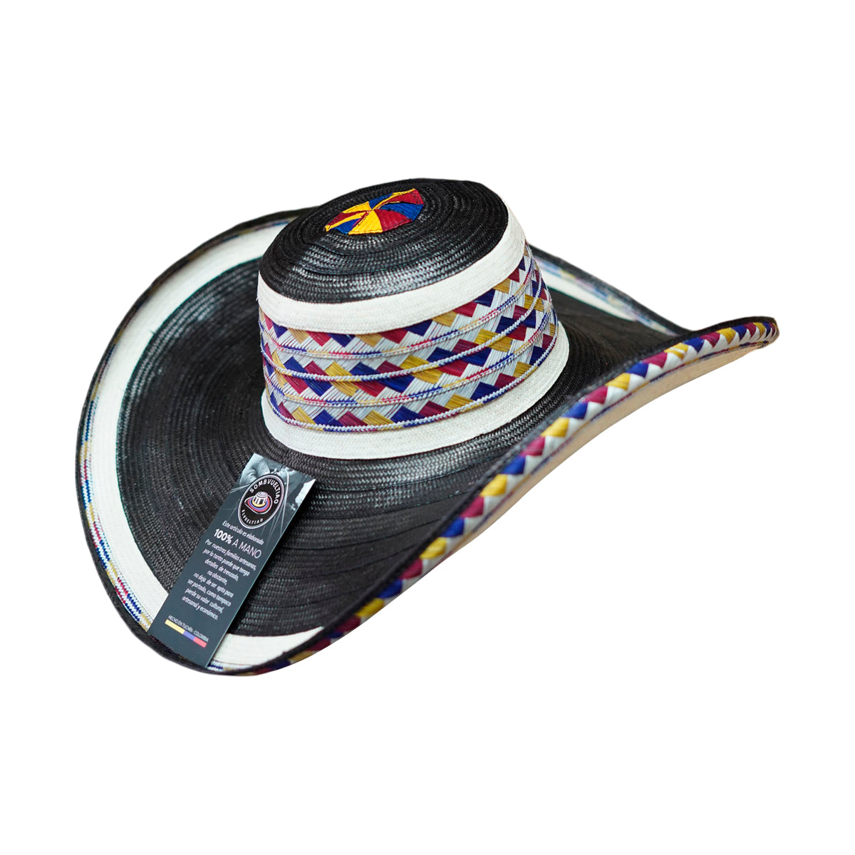 Sombrero 27 Fibras Exclusivo Pintas Tricolor
