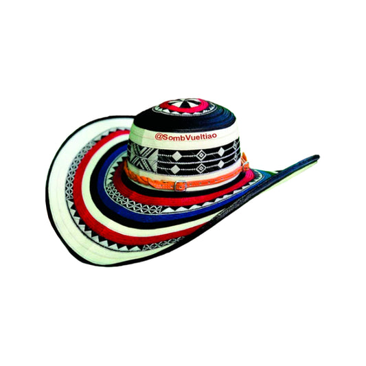 Sombrero 23 Fibras Diseño Multicolor MY