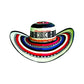 Sombrero 23 Fibras Diseño Multicolor