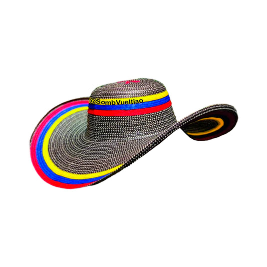 Sombrero 23 Fibras Exclusivo Pinta Tricolor MY