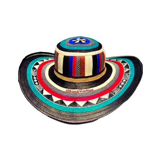 Sombrero 23 Fibras Exclusivo Multicolor MY