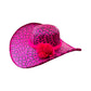 Sombrero Exclusivo con Pompones Fucsia