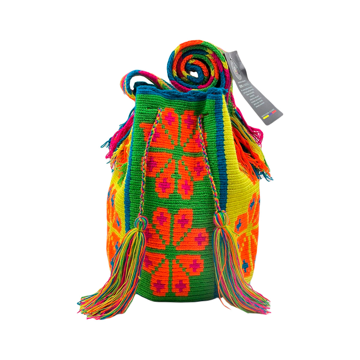 Mochila Wayuu Multicolor Diseño Único