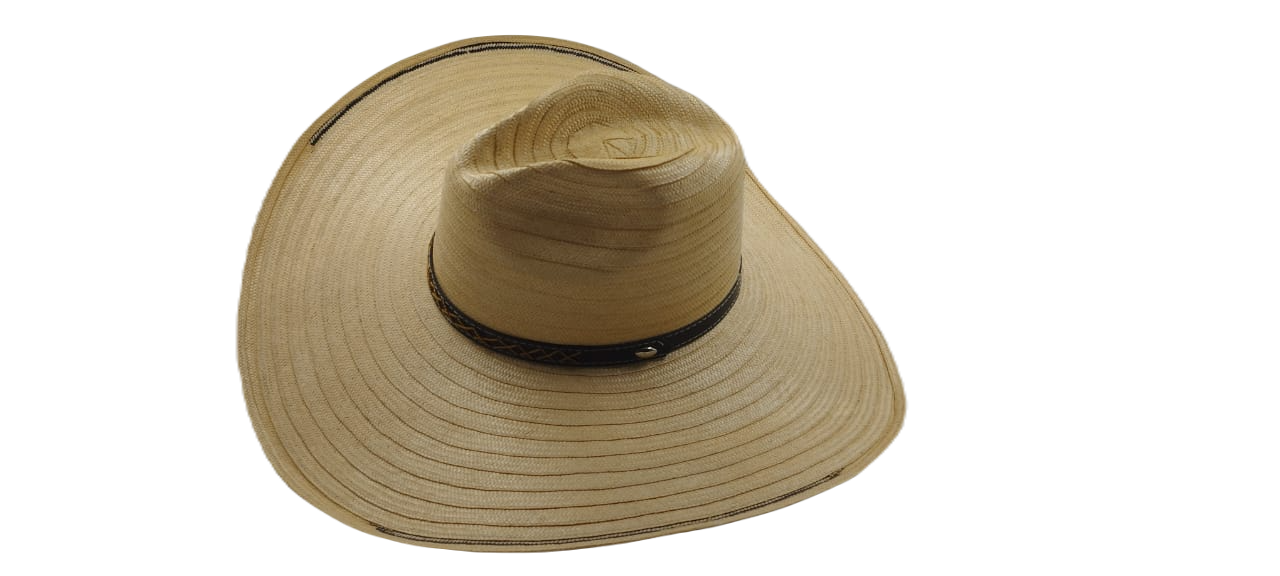 Sombrero 19 Fibras Hormado Diseño Crudo