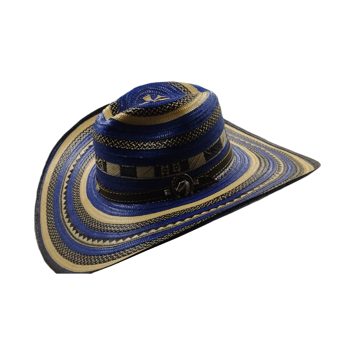 Sombrero 19 Fibras Hormado Azul