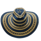 Sombrero 23 Fibras Hormado Azul Extrafino