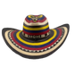 Sombrero 23 Fibras Hormado Tricolor Extrafino