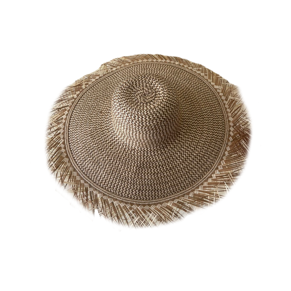 Pava con Flecos Artesanal Cruda Diseño M