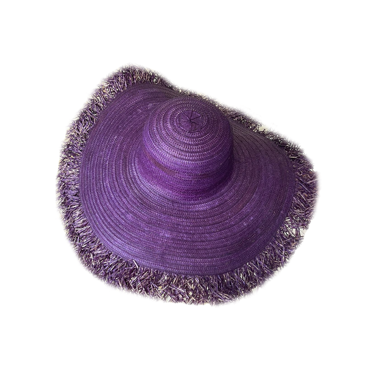 Pava con Flecos Exclusiva Diseño Morada