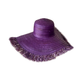 Pava con Flecos Exclusiva Diseño Morada