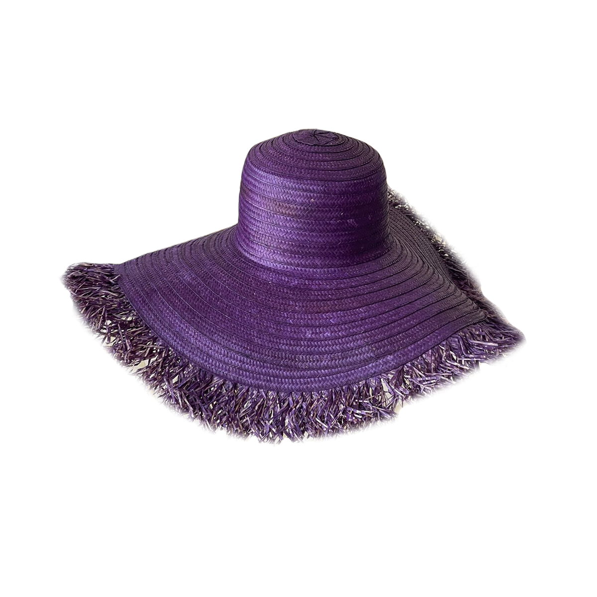 Pava con Flecos Exclusiva Diseño Morada