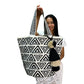 Mochilón Exclusivo Bolso Grande Multicolor con Figuras