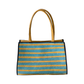 Bolso Ajedrez Exclusivo Dorado Azul