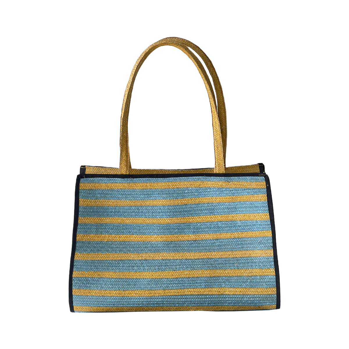 Bolso Ajedrez Exclusivo Dorado Azul