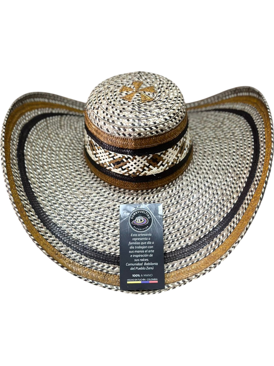 Sombrero Exclusivo Económico con Figuras Línea Tierra