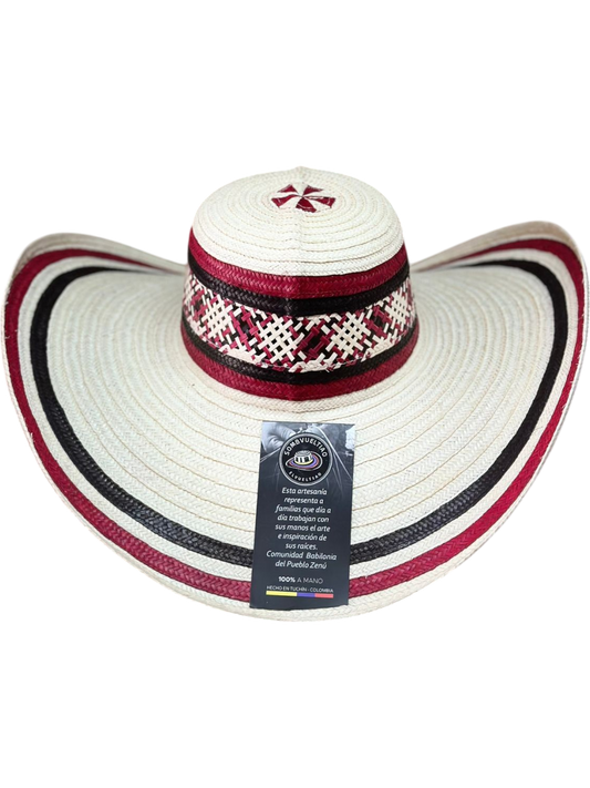 Sombrero Exclusivo Colores con Figuras Línea Tierra