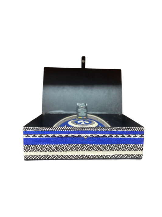 Estuche Especial Azul Exclusivo para Sombrero Vueltiao