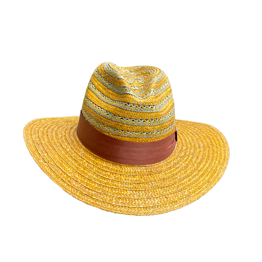 Sombrero Panameño Exclusivo Diseño Franjas MY