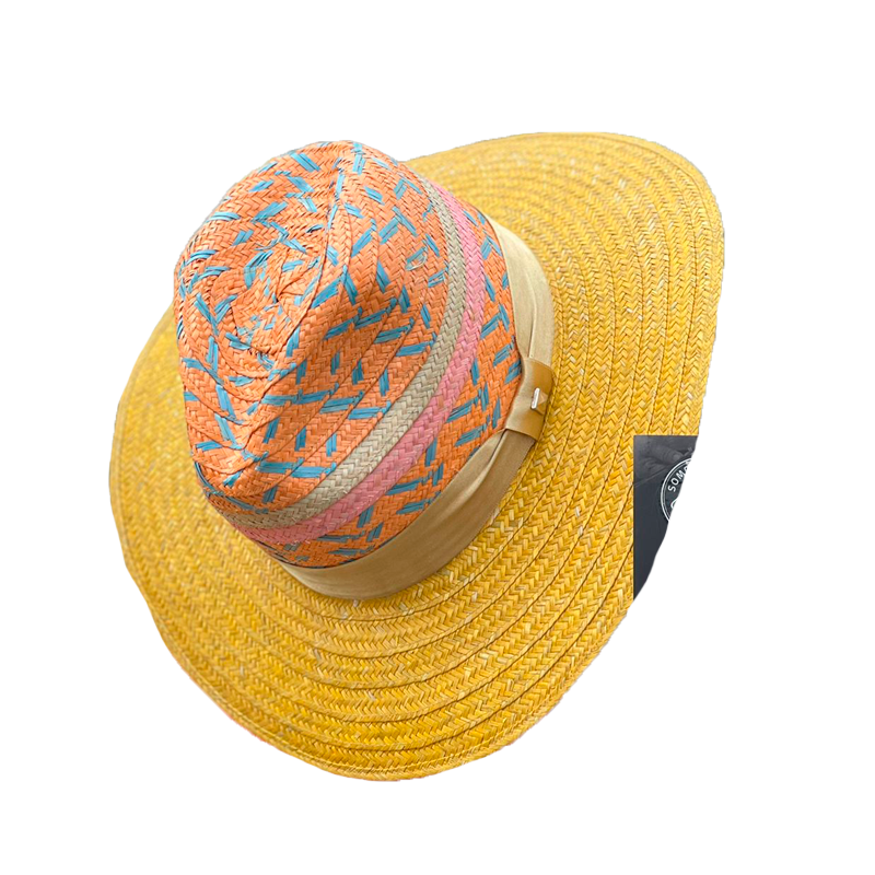 Sombrero Panameño Exclusivo Multicolor Fino