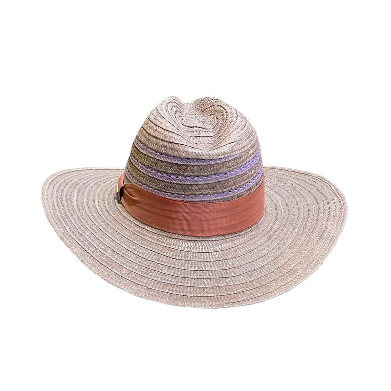 Sombrero Panameño Diseño Bicolor Fino a Mano