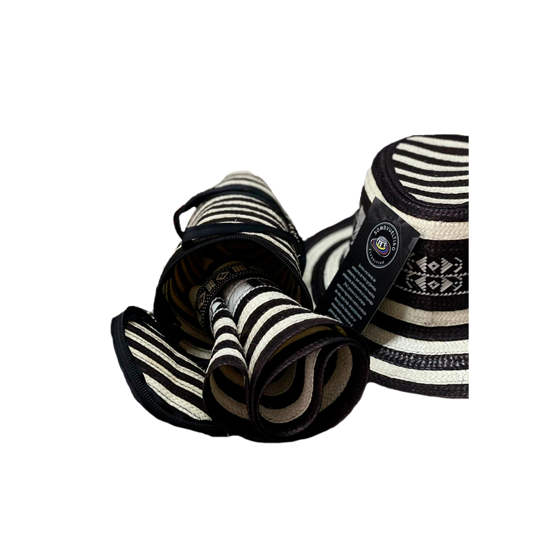 Combo Sombrero Corto + Estuche para Guardar