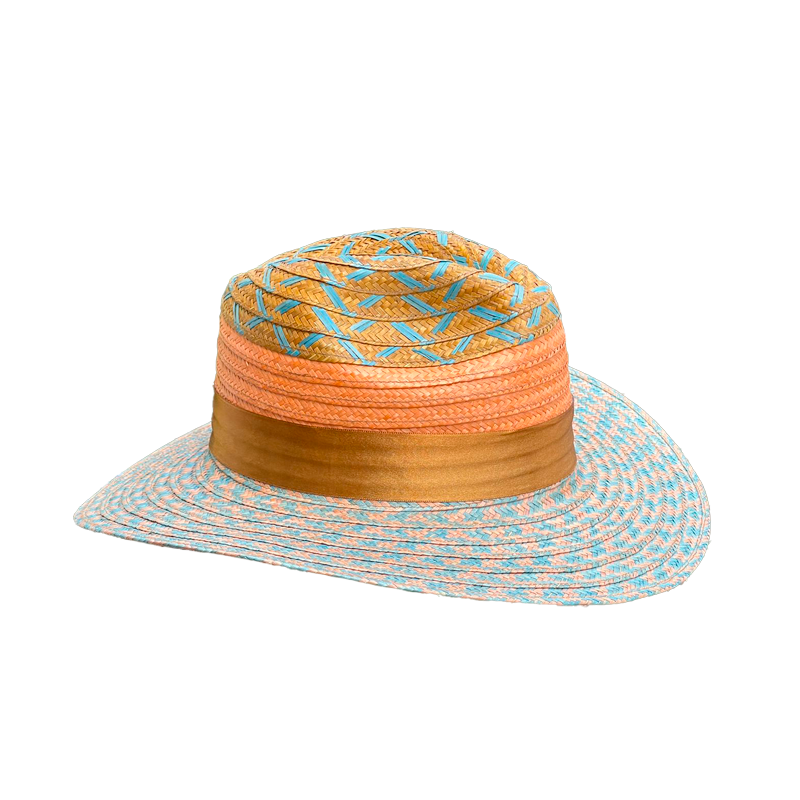 Sombrero Panameño Caña Flecha Múltiples Colores