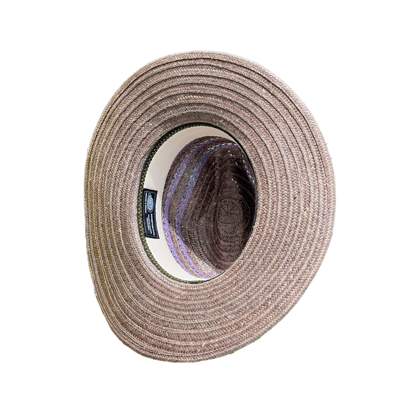 Sombrero Panameño Diseño Bicolor Fino a Mano