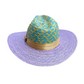 Sombrero Panameño Multicolor Figuras a Mano