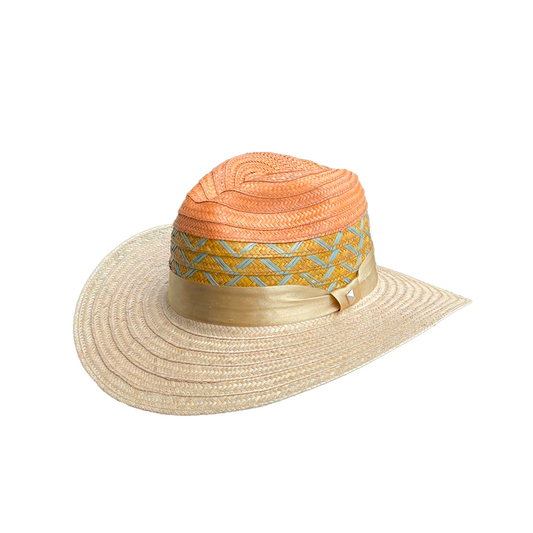 Sombrero Panameño Exclusivo Beige a Mano MY