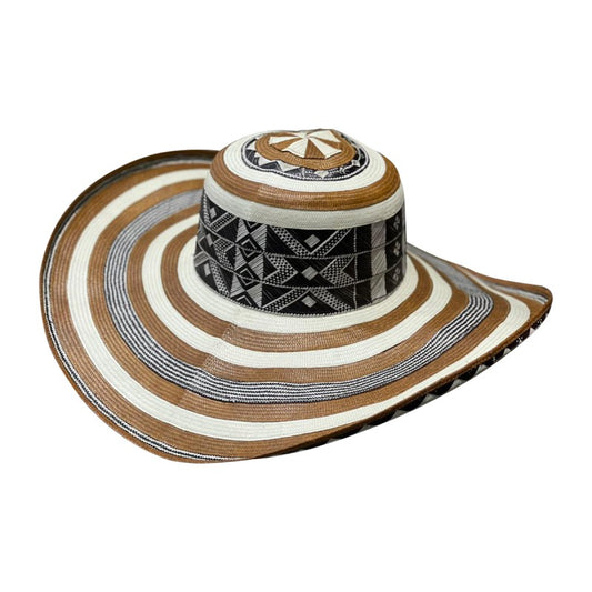 Sombrero 31 Fibras Diseño Marron