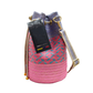 Mochila de Caña Flecha Exclusiva Rosada con Morado