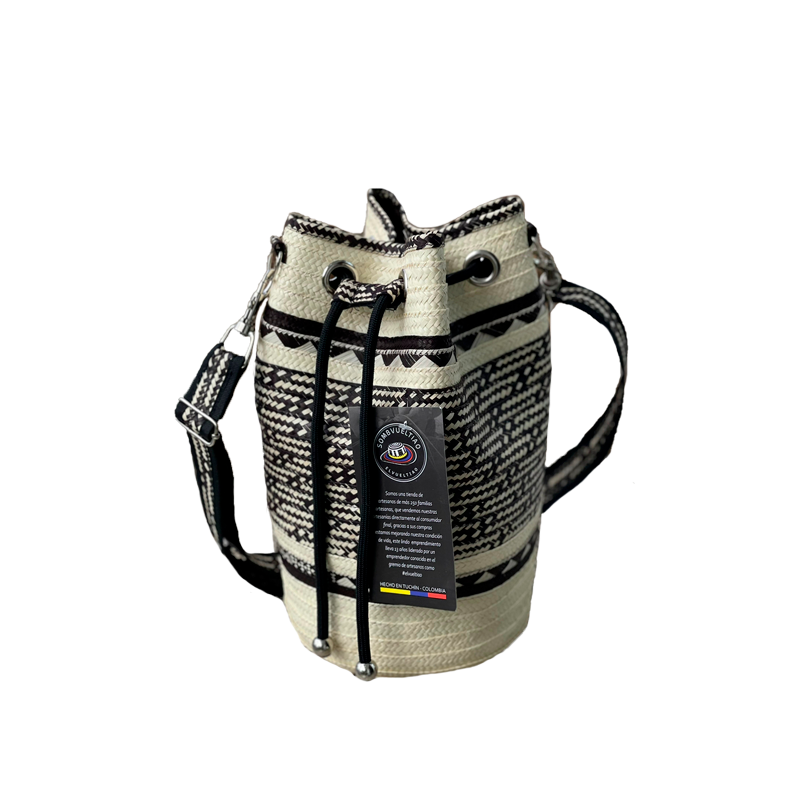 Mochila Exclusiva Artesanal Caña Flecha Colección Tradición