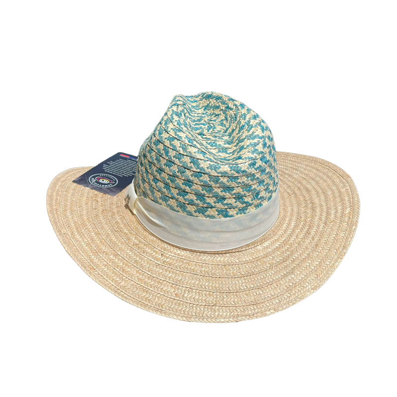 Sombrero Exclusivo Panameño Figuras Azules